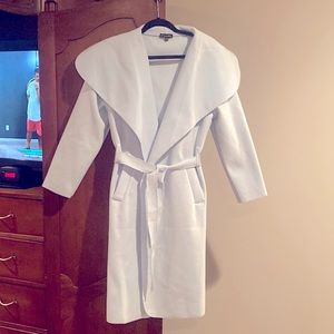 Trench coat light blue light weight Polyester